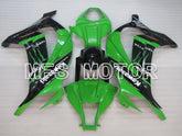 Kawasaki NINJA ZX10R 2011-2015 Injection ABS Fairing - Monster - Black Green - MFS4087